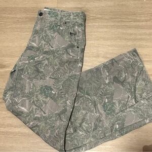PacSun Green Camouflage Boyfriend Jeans